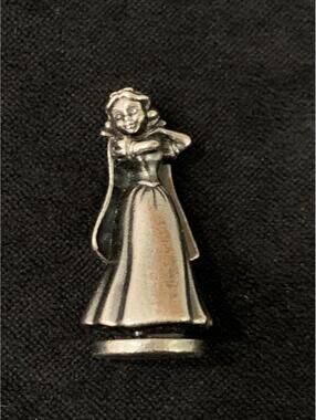 Disney Monopoly Princess Snow White Metal Movers Replacement Game Pewter Piece